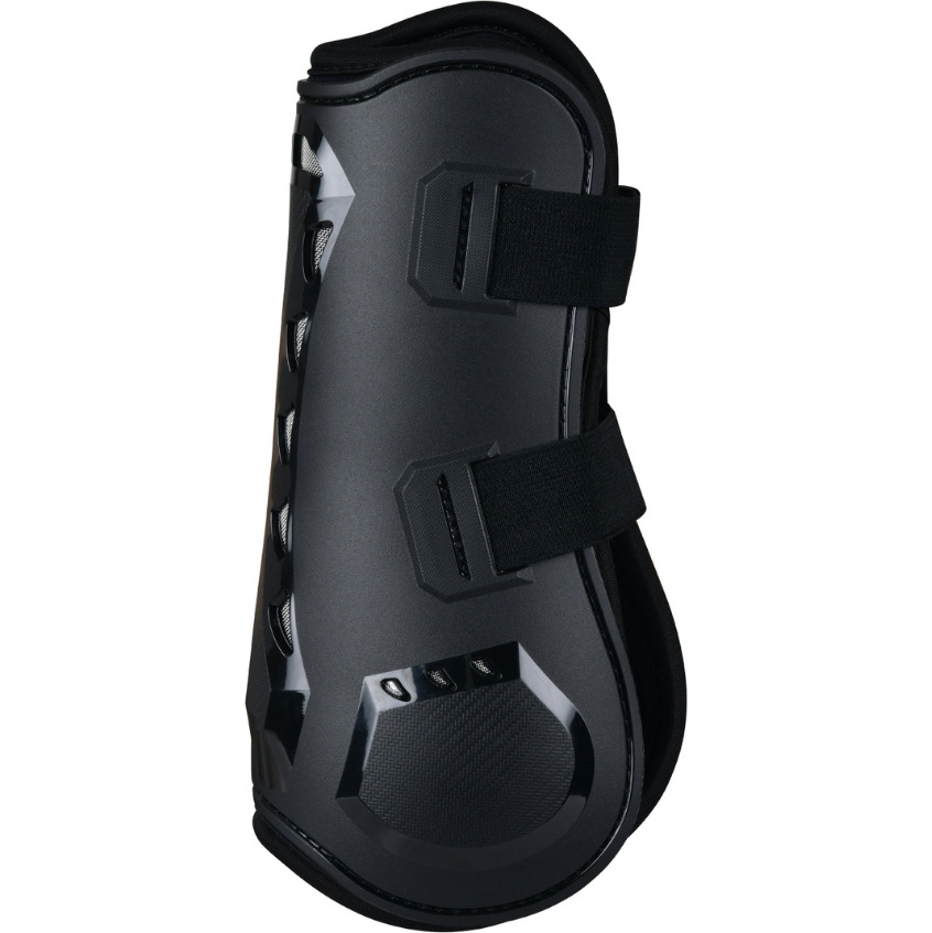 2025 Weatherbeeta Tough-Tec Essentiel Bottes à Avant Ouvert 1027510 - Black